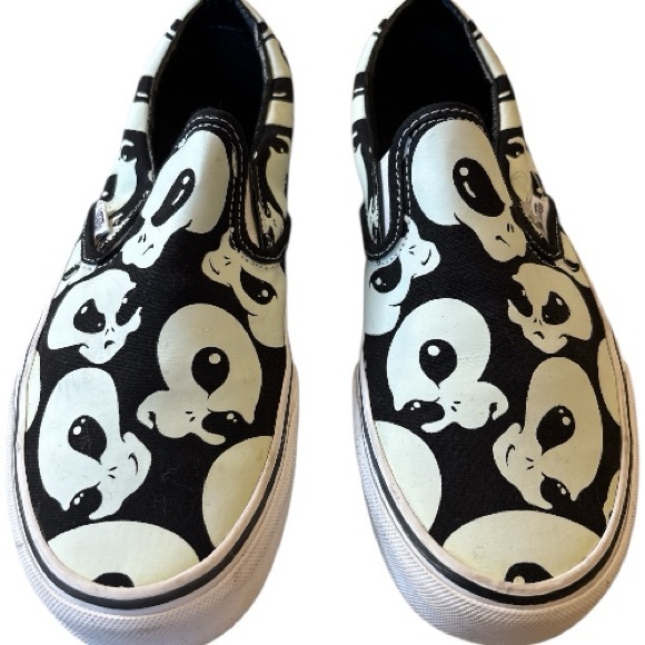 Vans Other - Vans Special Edition Glow in the Dark  Slip-On Sneakers- size 8